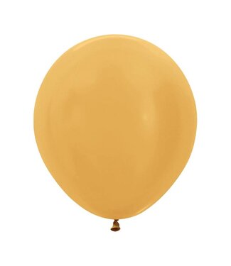Sempertex Metallic Gold 18in Latex Balloons - 6ct