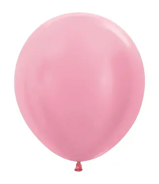 Sempertex Pearl Pink 18in Latex Balloons - 6ct