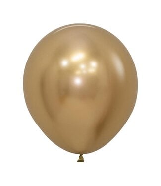Sempertex Reflex Gold 18in Latex Balloons - 6ct