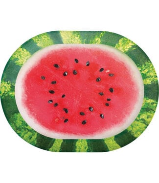 Creative Converting Marvelous melon Watermelon 12-inch Oval Plates - 8 Count