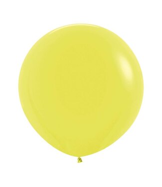 Sempertex Neon Yellow 24in Latex Balloons - 3ct