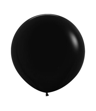 Sempertex Deluxe Black 24in Latex Balloons - 3ct