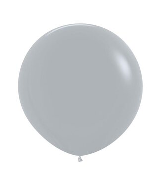 Sempertex Deluxe Grey 24in Latex Balloons - 3ct