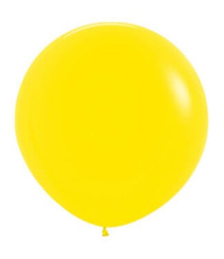 Sempertex Fashion Yellow 24in Latex Balloons - 3ct