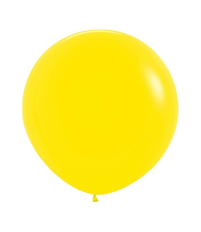 Sempertex Fashion Yellow 24in Latex Balloons - 3ct