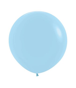Sempertex Pastel Matte Blue 24in Latex Balloons - 3ct