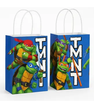 UNIQUE INDUSTRIES INC Teenage Mutant Ninja Turtles Party Favor Kraft Gift Bags, 8-Pack