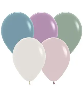 Sempertex Pastel Dusk Assortment 11in Latex Balloons - 50ct