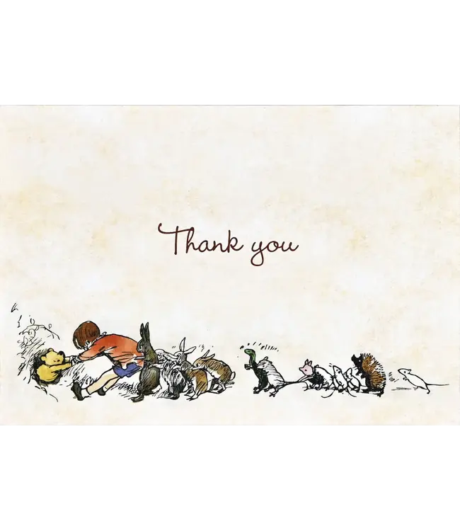PETER PAUPER PRESS Pooh Bear Thank You Note Cards - 14 Count