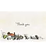PETER PAUPER PRESS Pooh Bear Thank You Note Cards - 14 Count