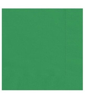 UNIQUE INDUSTRIES INC Emerald Green Lun Napkins - 40ct