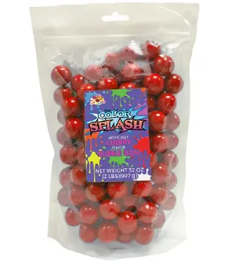 ALBERT'S Color Splash Gum Balls Red - Cherry - 32oz