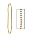 BEISTLE Gold Party Beads - Small Round - 12 Count