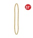 BEISTLE Gold Party Beads - Small Round - 12 Count