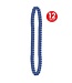 BEISTLE Blue Party Beads - Small Round - 12 Count