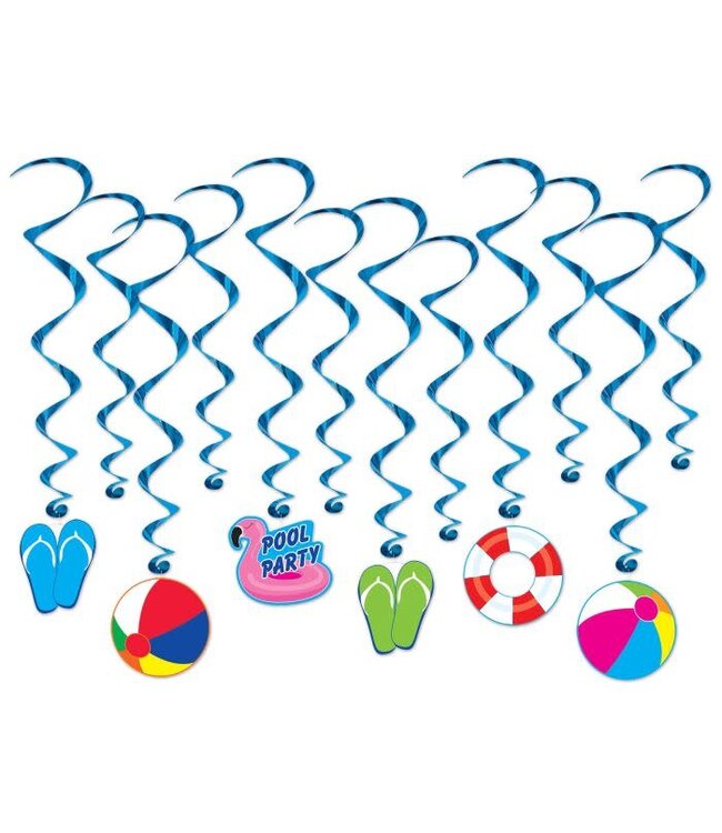 BEISTLE Pool Party Whirls - 12 Count