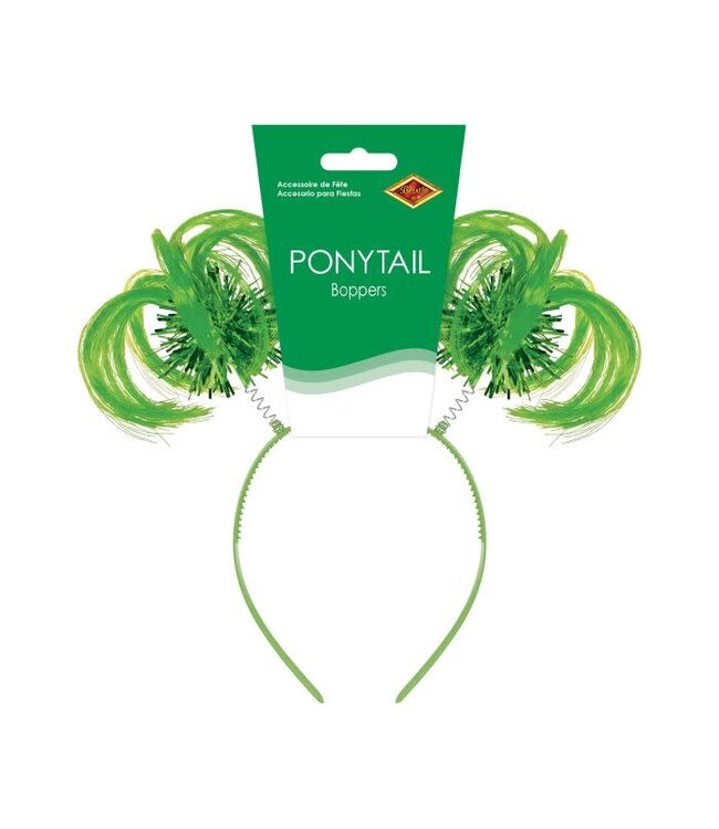 BEISTLE PONYTAIL BOPPERS GREEN