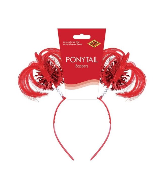 BEISTLE Ponytail Boppers - Red