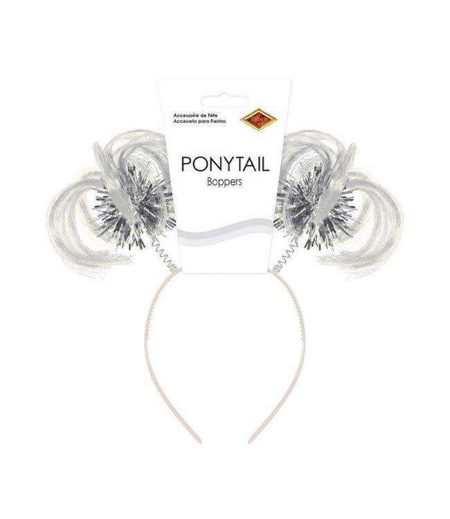 BEISTLE Ponytail Boppers - White
