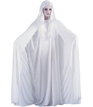 Fun World White Hooded Cape