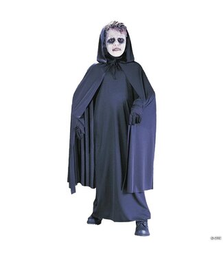 Fun World HOODED CAPE BLACK