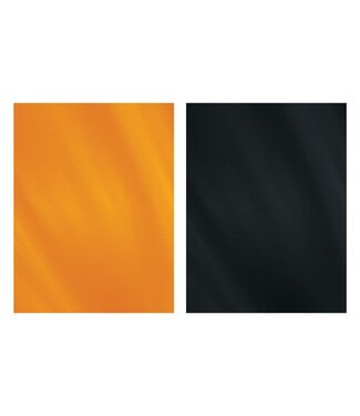 BEISTLE 8 count Glem N' Wrap Black & Orange Tissue Sheets