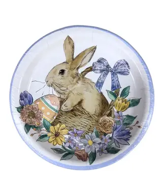 UNIQUE INDUSTRIES INC Bunny Friends 9 inch Paper Plates 8 Count