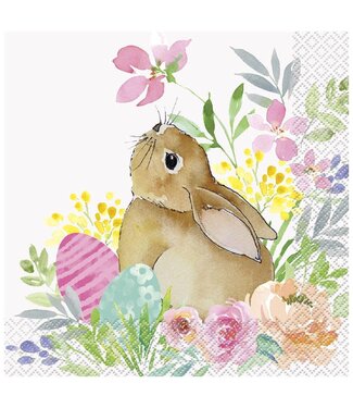 UNIQUE INDUSTRIES INC Watercolor Pastel Easter Luncheon Napkins 16 Count