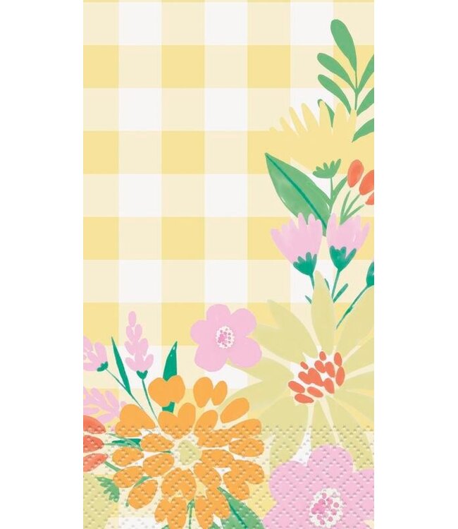 UNIQUE INDUSTRIES INC Spring Picnic Guest Towel Napkins - 16 Count
