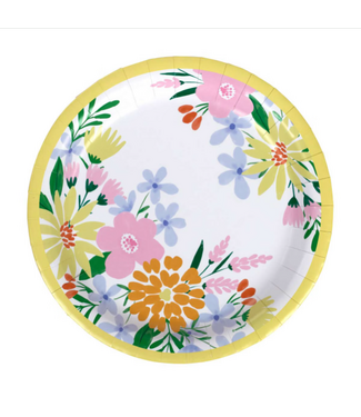 UNIQUE INDUSTRIES INC Spring Picnic 9in Dinner Plates - 8 Count