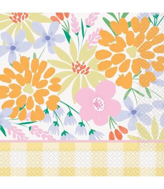 UNIQUE INDUSTRIES INC Spring Picnic Luncheon Napkins - 16 Count