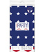 UNIQUE INDUSTRIES INC Peppy Patriotic Paper Table Cover 54in X 84in