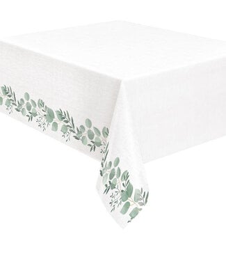 UNIQUE INDUSTRIES INC Botanical Paper Table Cover 54in X 84in
