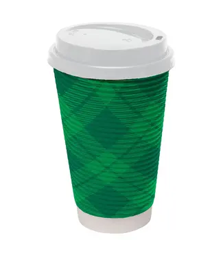 Amscan St Patrick's Day Hot-Cold Cups With Lids - 8ct