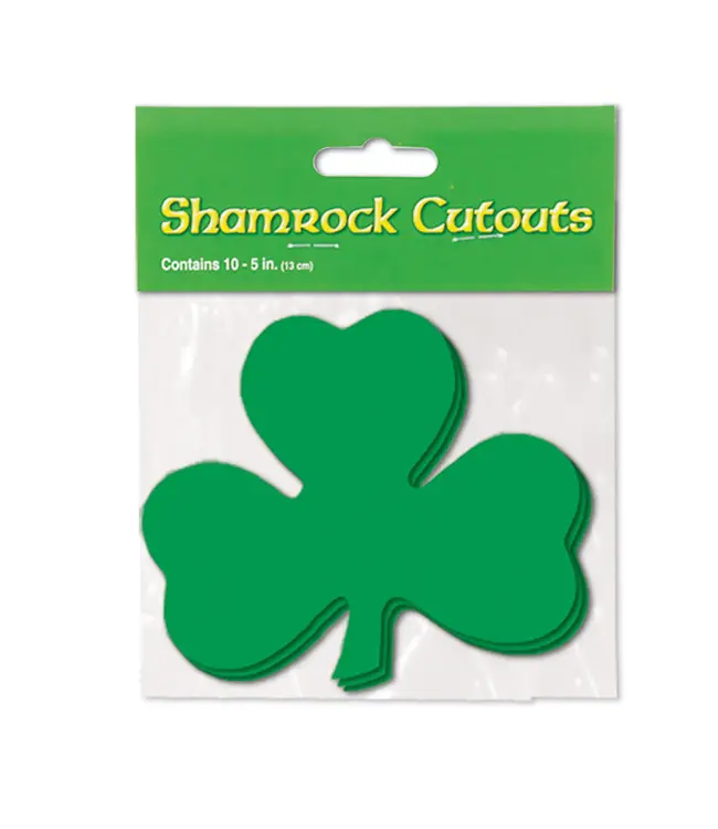 Shamrock Cutouts - 6ct