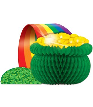 TISSUE CENTERPIECE POT O' GOLD