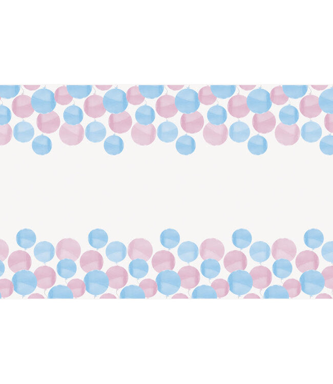 UNIQUE INDUSTRIES INC Gender Reveal Baby Shower Plastic Party Table Cover