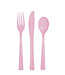 UNIQUE INDUSTRIES INC Lovely Pink Cutlery Set - 18 count - 6 each