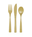 UNIQUE INDUSTRIES INC Gold Cutlery Set - 18 count - 6 each