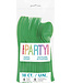 UNIQUE INDUSTRIES INC Emerald Green Cutlery Set - 18 count - 6 each