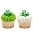 BAKERY CRAFTS 12CT RINGS SHAMROCK GLITTER