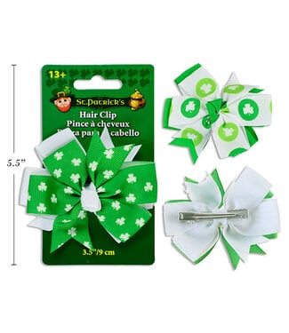 Link Porducts St. Pat's Ribbon Hair Clip.