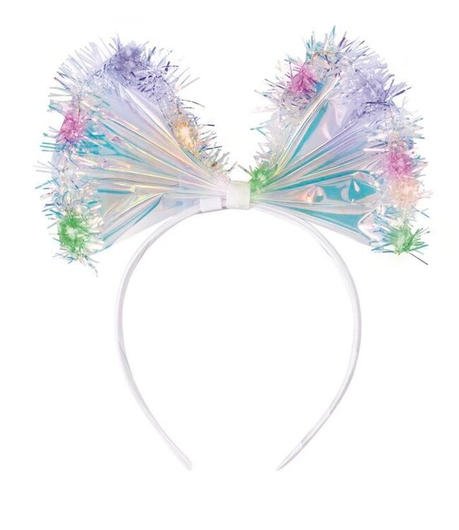 UNIQUE INDUSTRIES INC Iridescent Bow LED Light up Headband