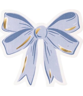 UNIQUE INDUSTRIES INC Dainty Bows Shaped Luncheon Napkins - 16 Count