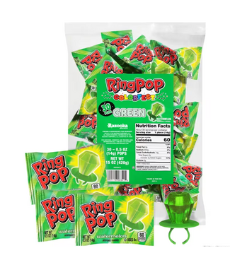 FUN EXPRESS Ring Pop® Green Watermelon Candy Bag - 30 Count