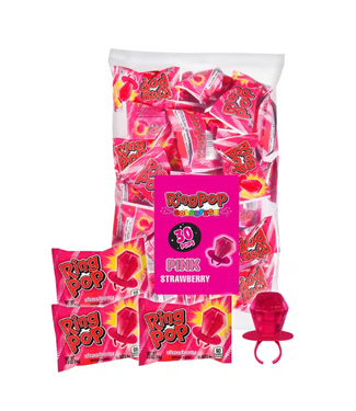 FUN EXPRESS Ring Pop® Pink Strawberry Candy Bag - 30 Count