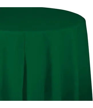 Creative Converting Hunter Green Round Tablecover