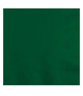 Creative Converting Hunter Green Beverage Napkins-50 Count