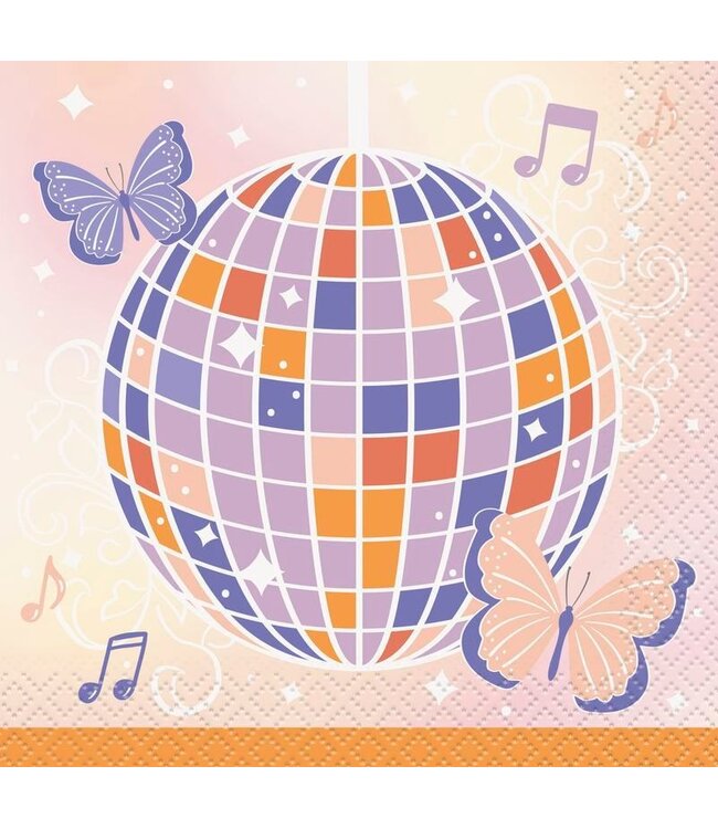 UNIQUE INDUSTRIES INC Pop Star Era Beverage Napkins - 16 Count