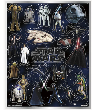 UNIQUE INDUSTRIES INC Star Wars Classic Stickers - 4 Sheets